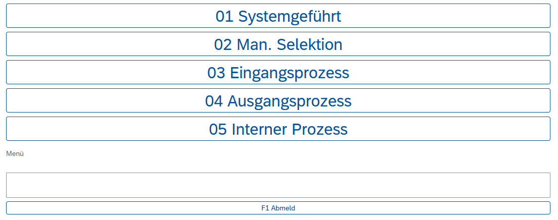 Enhanced ITS-SAP EWM RFUI dialog on tablet